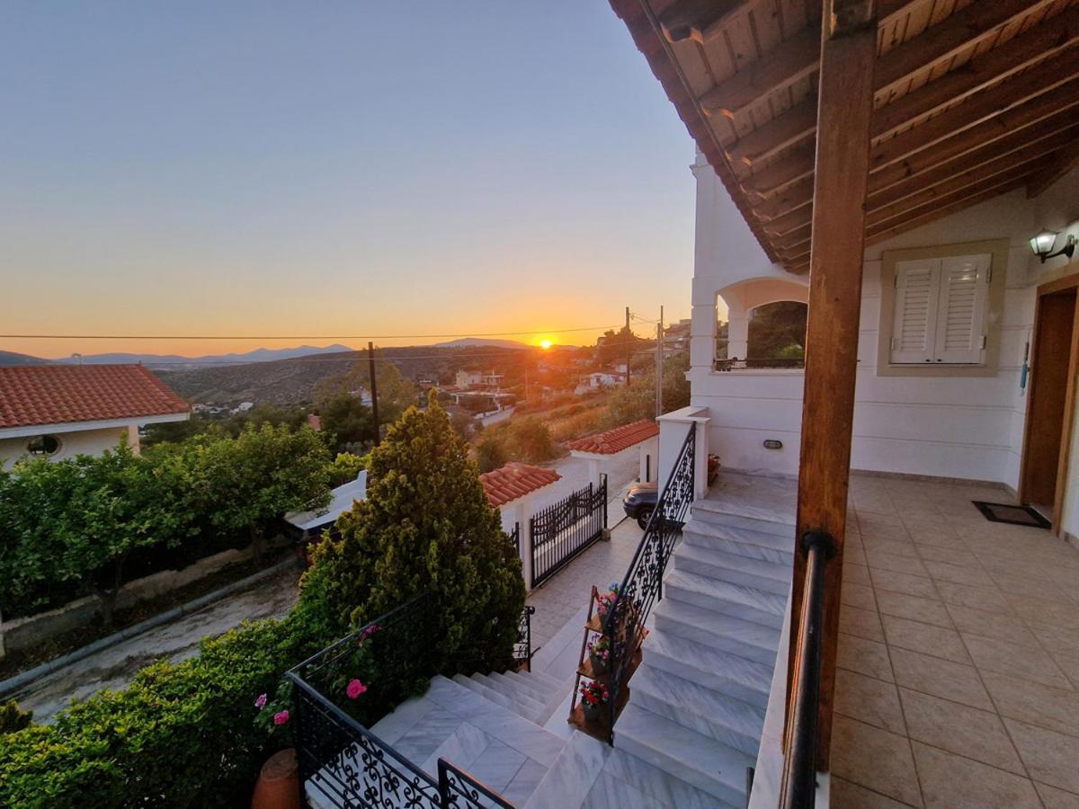 Villa Liana : Luxury Villa With Fantastic Sea View, Near Airport Порто-Рафті Екстер'єр фото