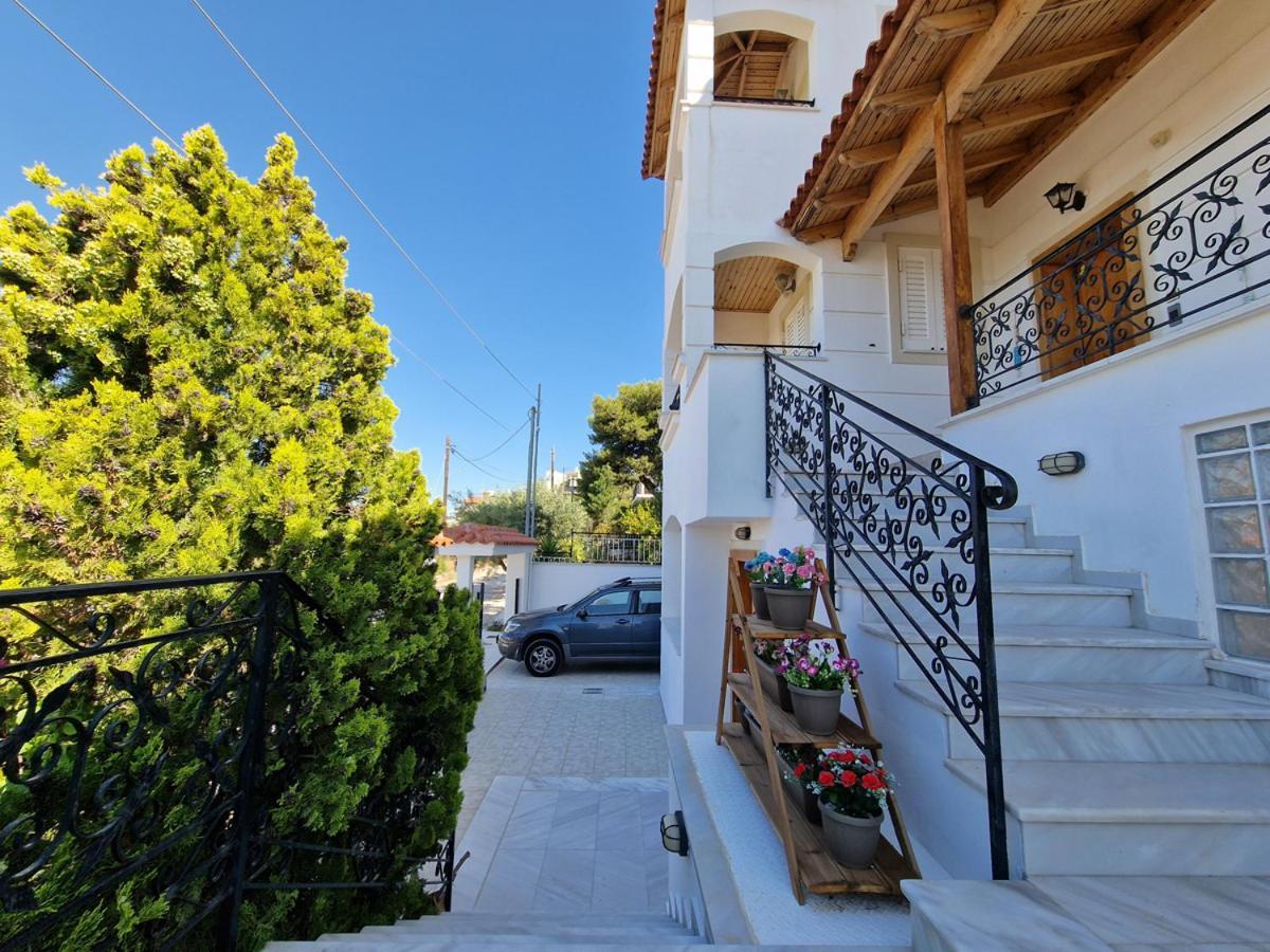 Villa Liana : Luxury Villa With Fantastic Sea View, Near Airport Порто-Рафті Екстер'єр фото